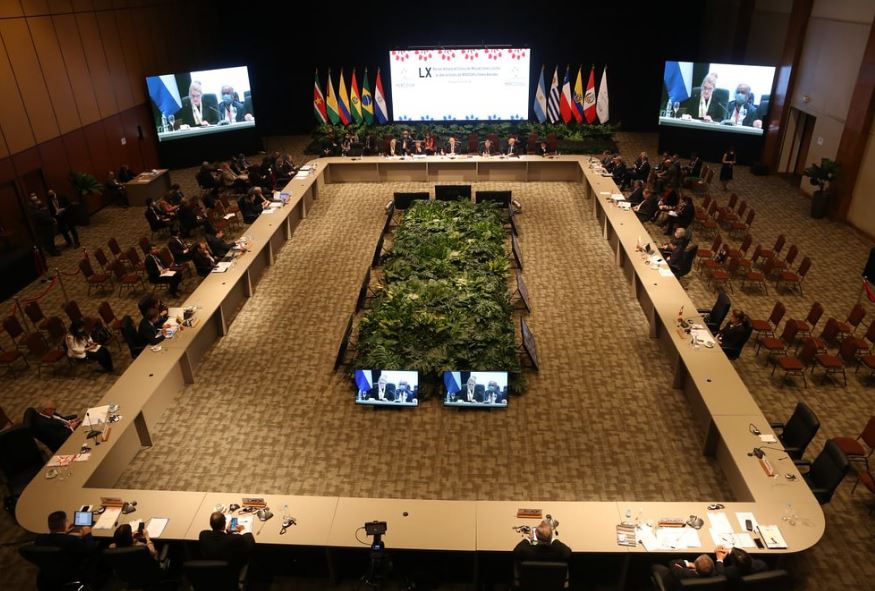 Cumbre del Mercosur en Asunción. Foto: Cancillería de Paraguay