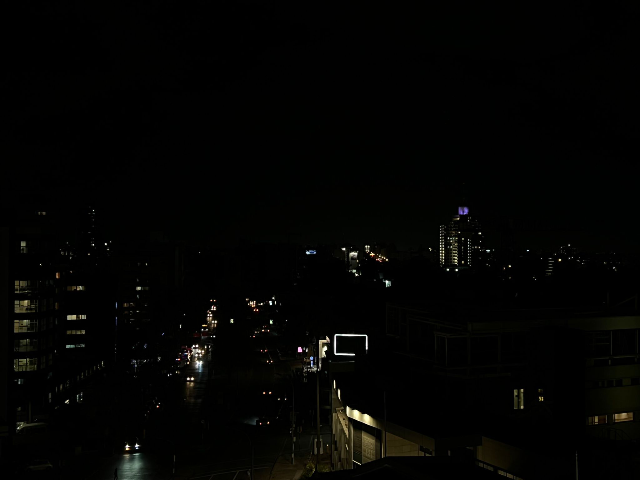 Corte de luz en la zona de Parque Batlle. Foto: Pía Mesa