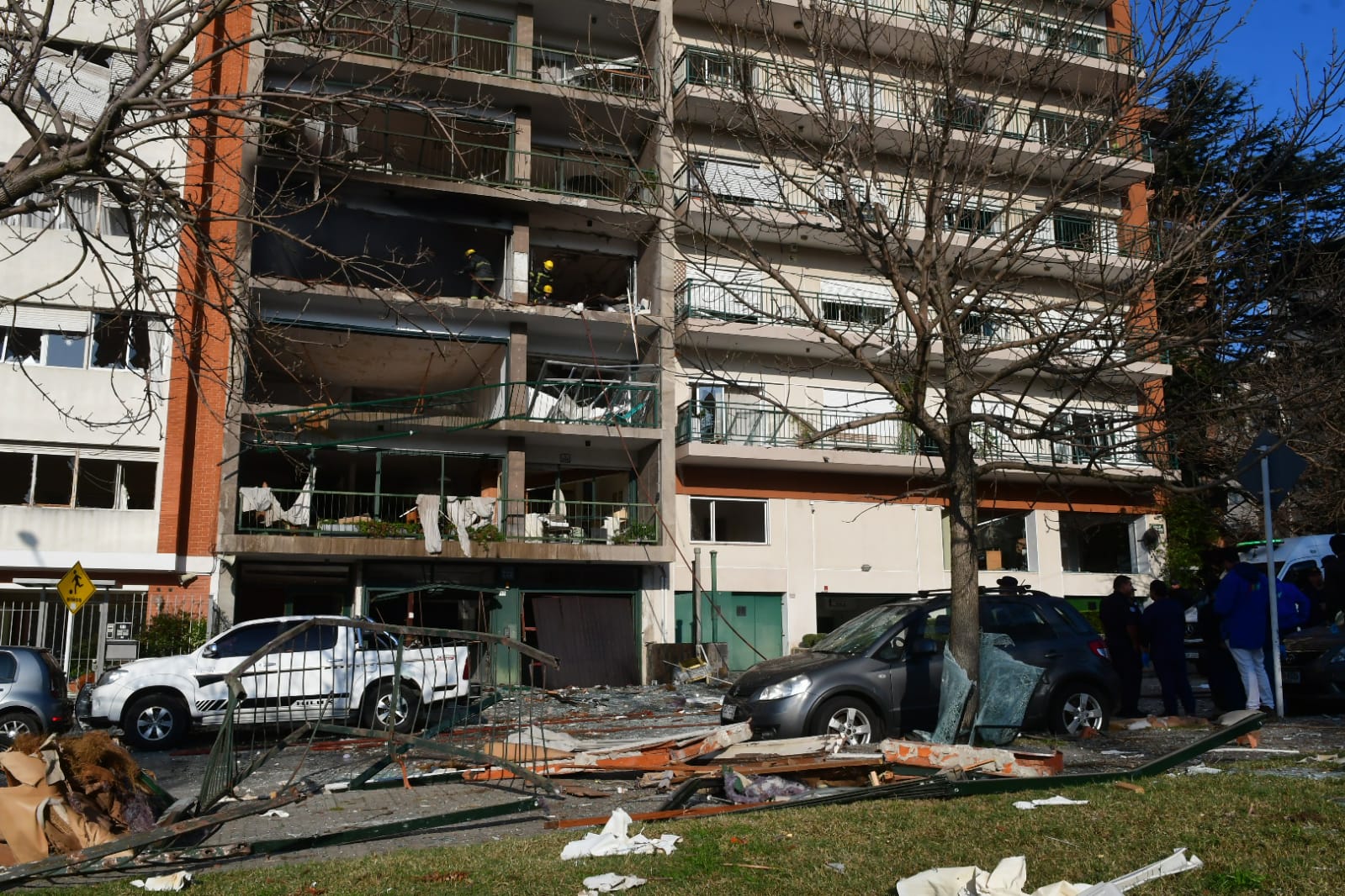 Se registra una explosión en un edificio de Villa Biarritz. Foto: Francisco Flores