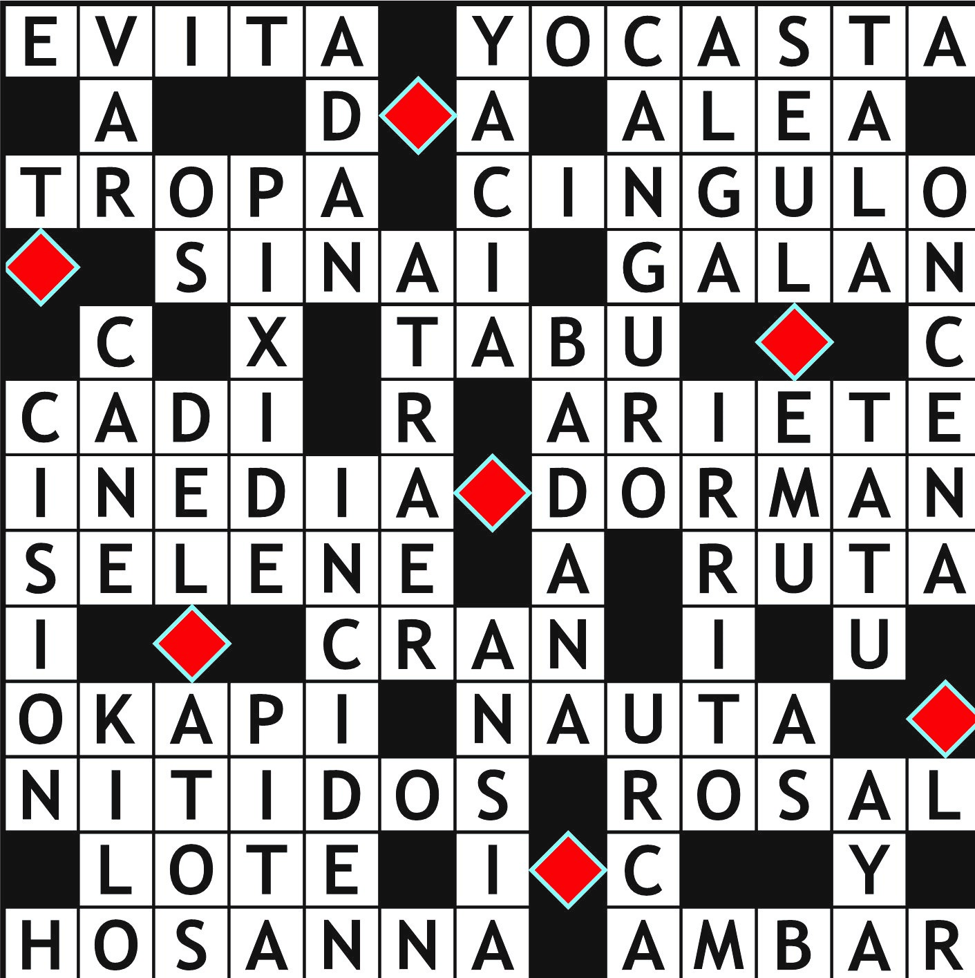 Solución del juego anterior.