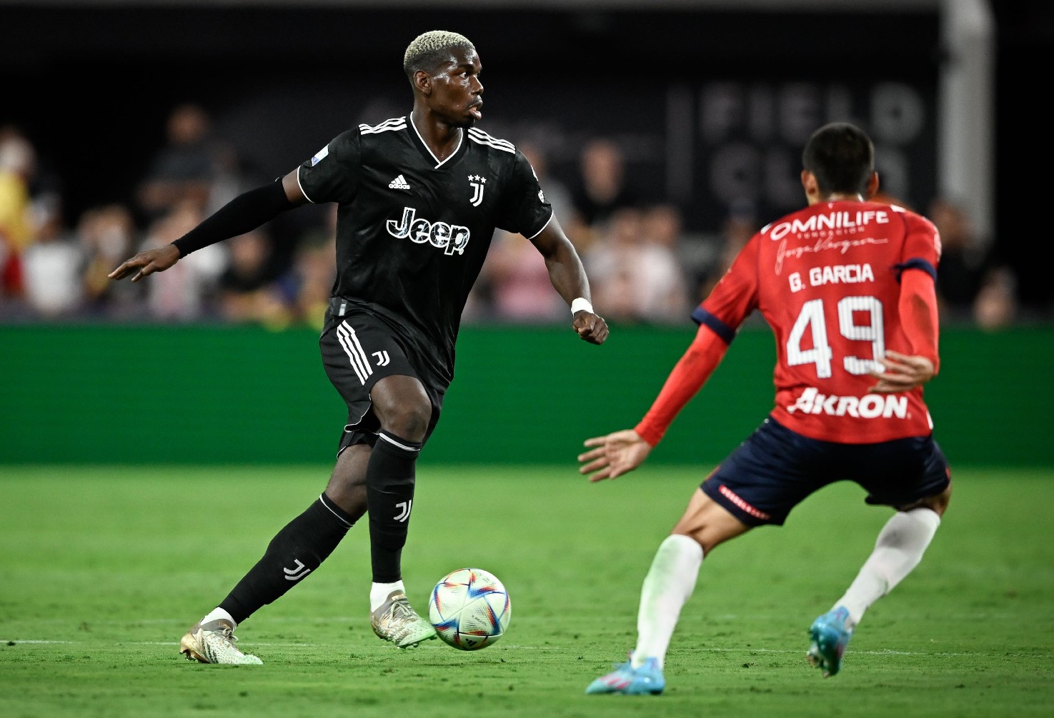Paul Pogba defendiendo la camiseta de Juventus. Foto: @juventusfc.