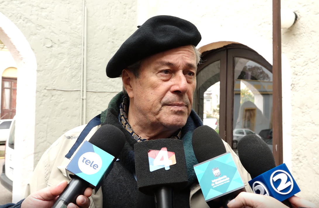 Enrique Antía en rueda de prensa. Foto: Captura