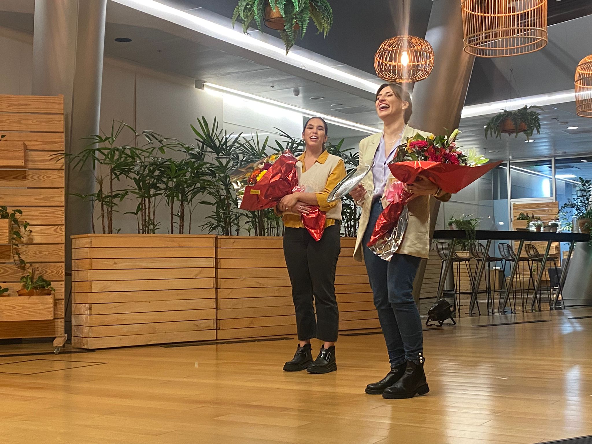 Camila y Noelia en la definición de "Bake Off Uruguay".