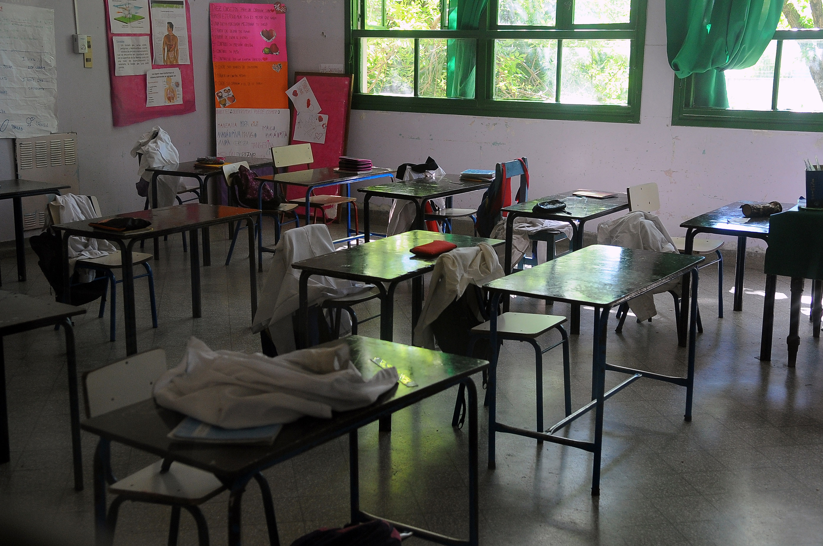 Salón de clases. Foto: Leonardo Mainé