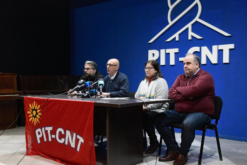 Conferencia PIT-CNT por seguridad social. Foto: Leonardo Mainé