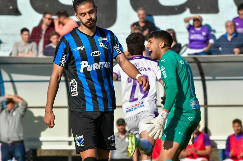 La oportunidad desperdiciada por Thiago Vecino. Foto: Estefanía Leal