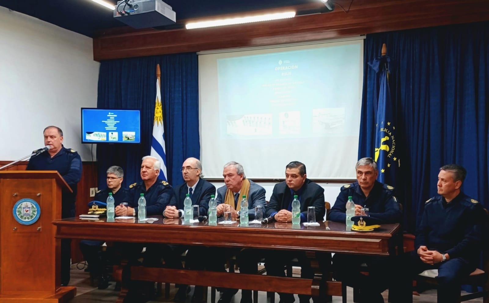 Presentación de los resultados del plan de acción de la Fuerza de Tareas de zona metropolitana. Foto: Ministerio del Interior