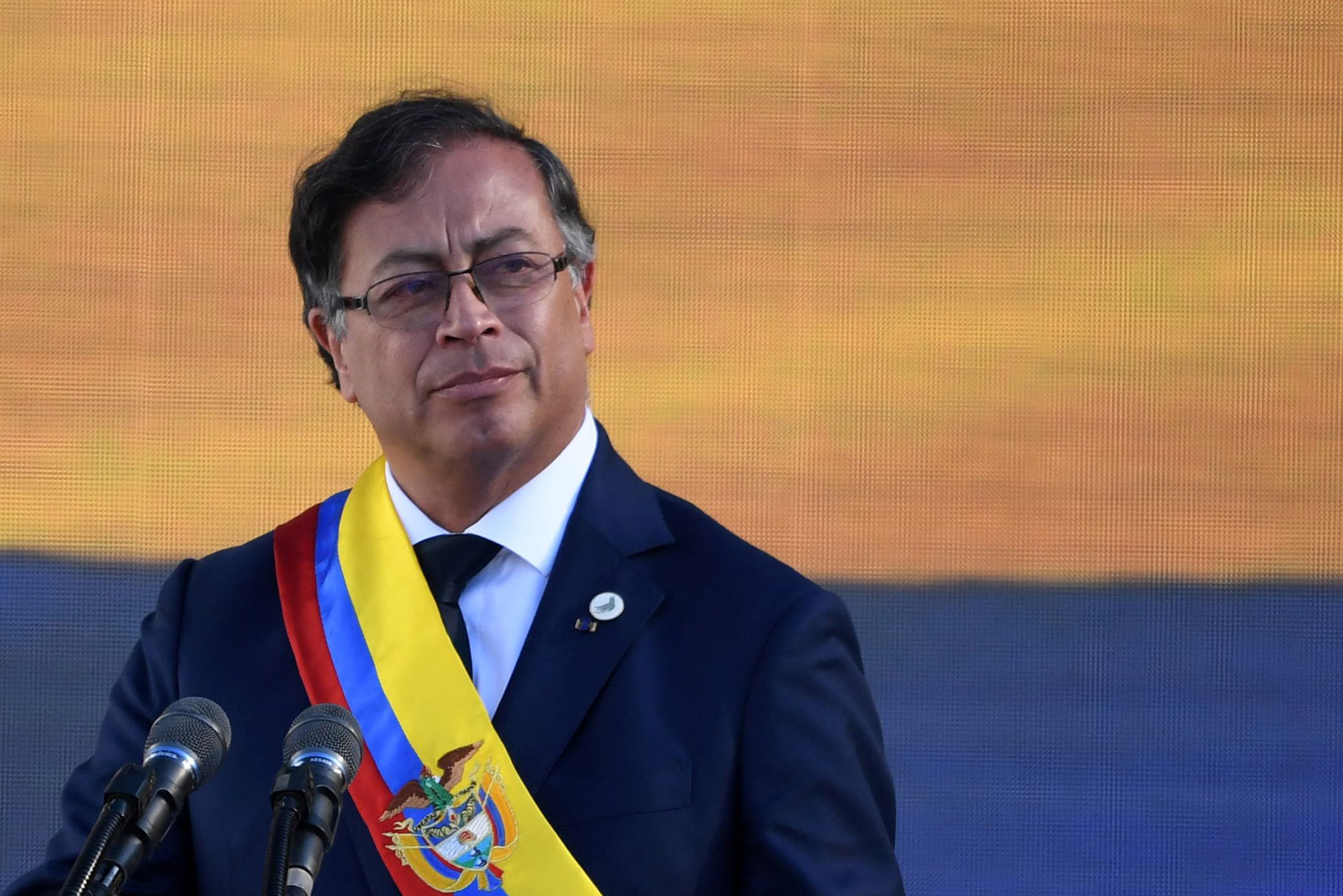 Gustavo Petro fue investido presidente de Colombia. Foto: AFP