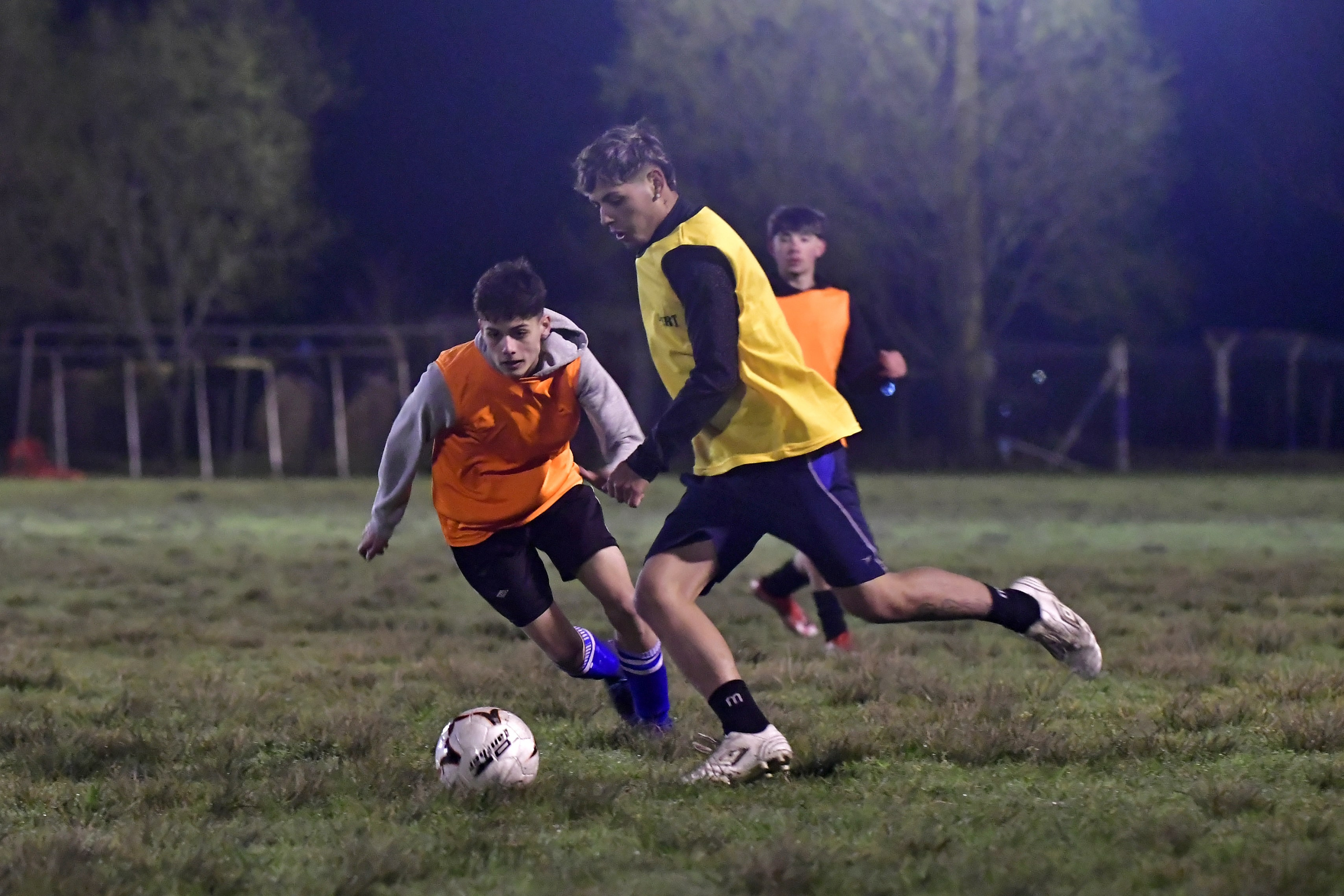 Entrenamiento del Santa Rosa. Foto: Estefanía Leal.