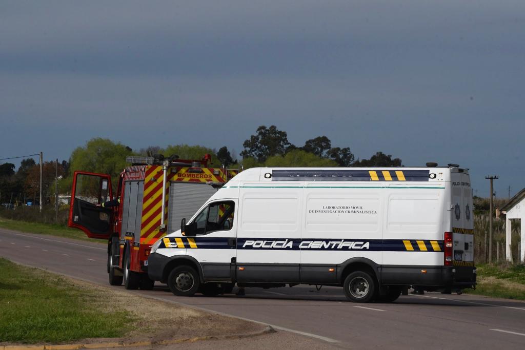 Accidente en ruta 5. Foto: Leonardo Mainé