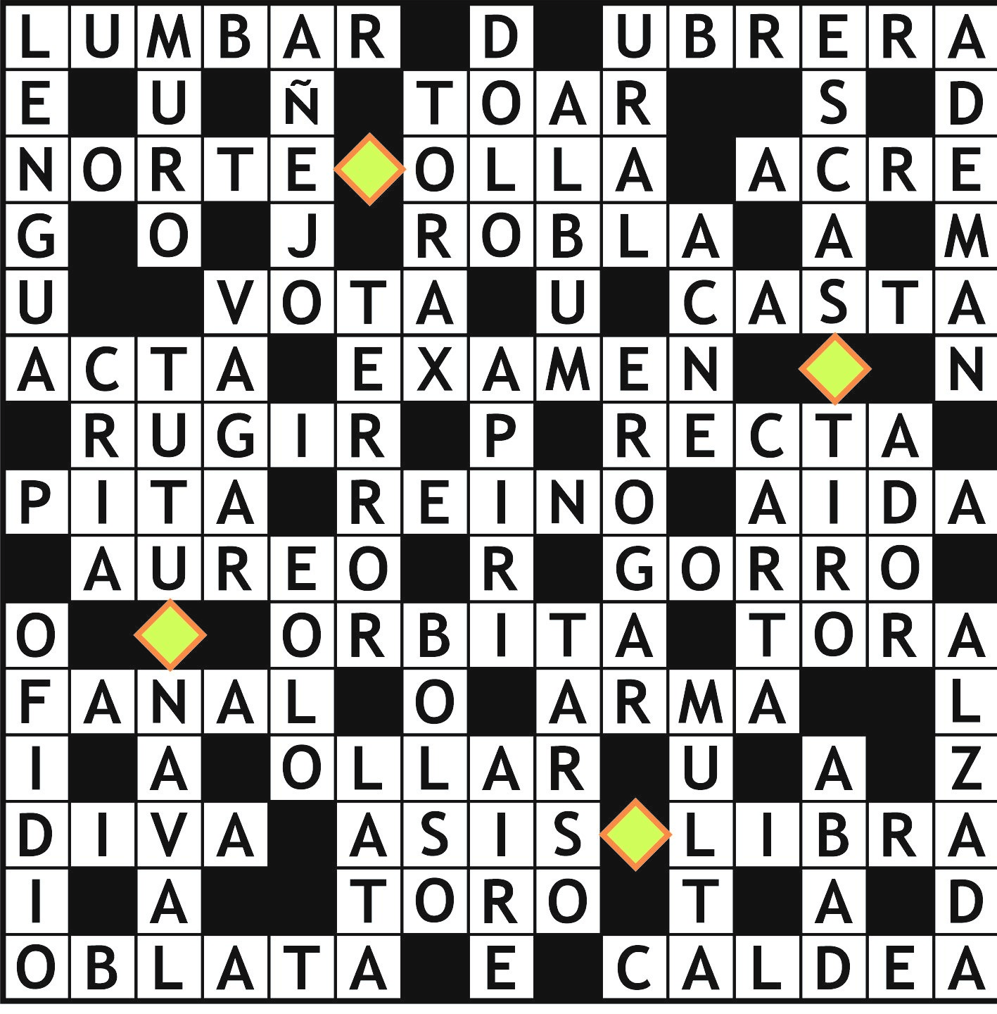 Solución del juego anterior.
