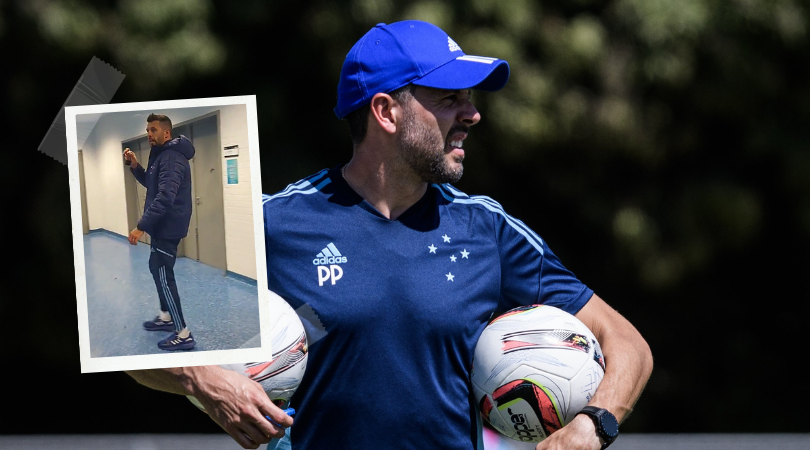 "¡Tengo todo grabado!", dijo Paulo Pezzolano tras su expulsión en Cruzeiro - Gremio. Fotos: @Cruzeiro y @perfildocoimbra