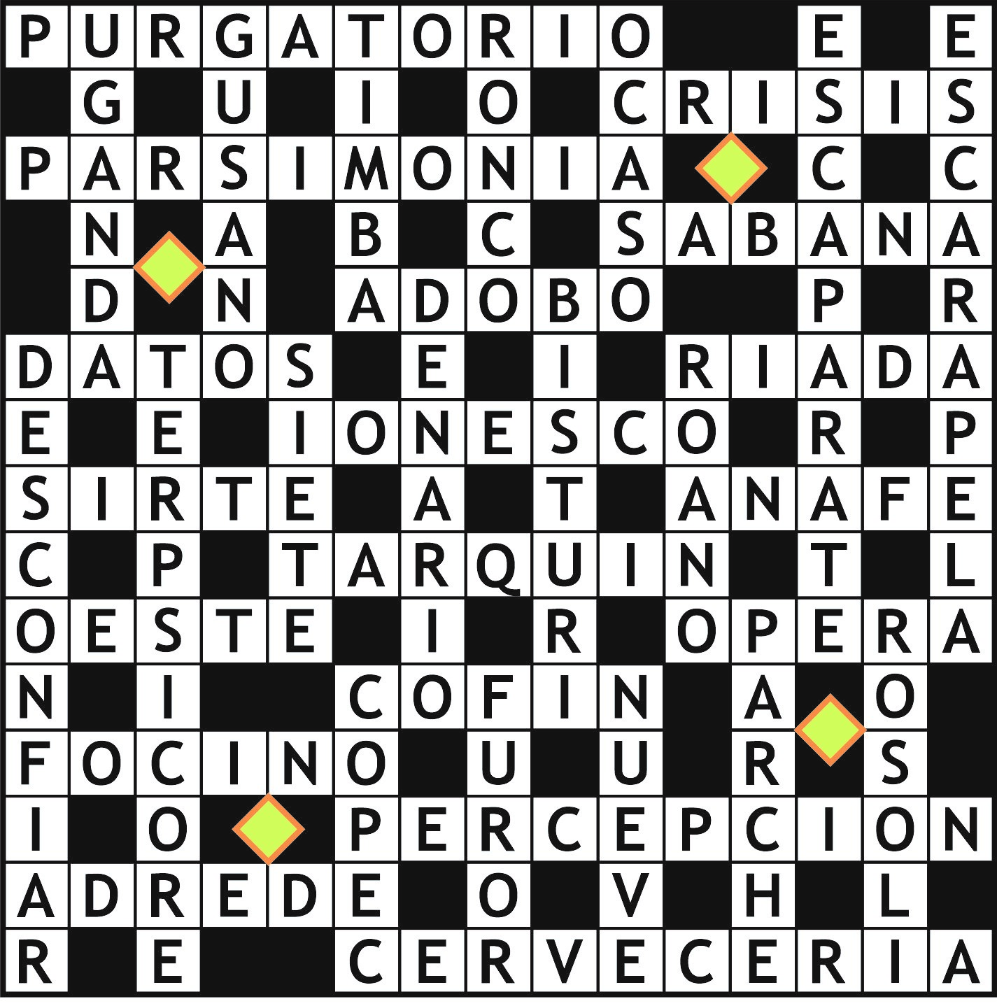 Solución del juego anterior.