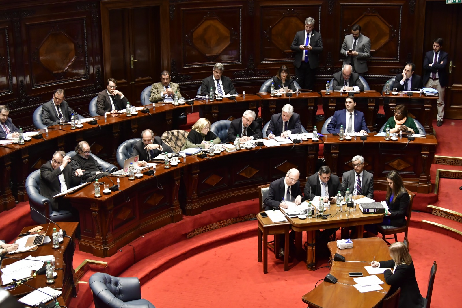 Interpelación a Heber y Bustillo por el caso Marset. Foto: Estefanía Leal