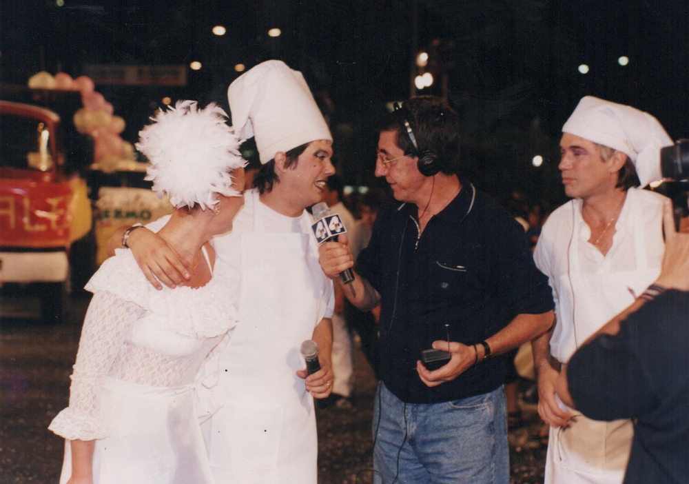 Los Fatales en el desfile de carnaval del año 2000. Foto: Gentileza "Fata" Delgado.