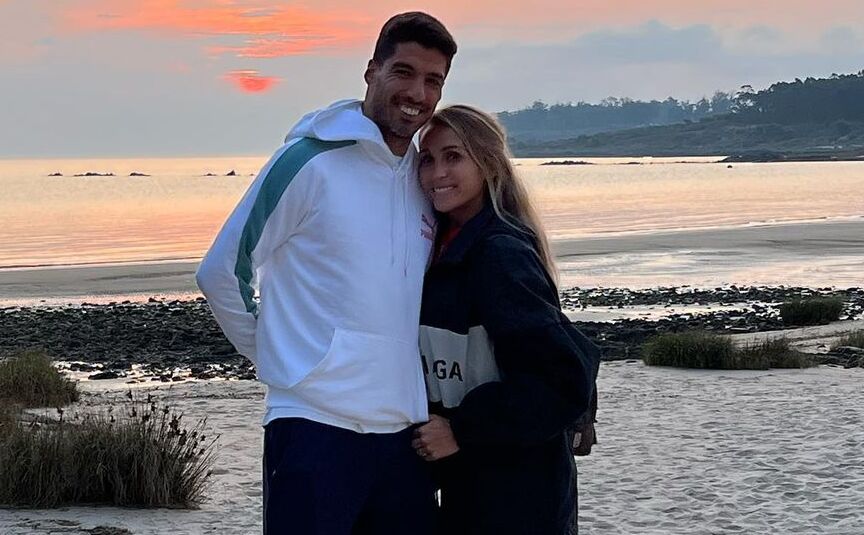 Luis Suárez y Sofía Balbi. Foto: Instagram Sofía Balbi.