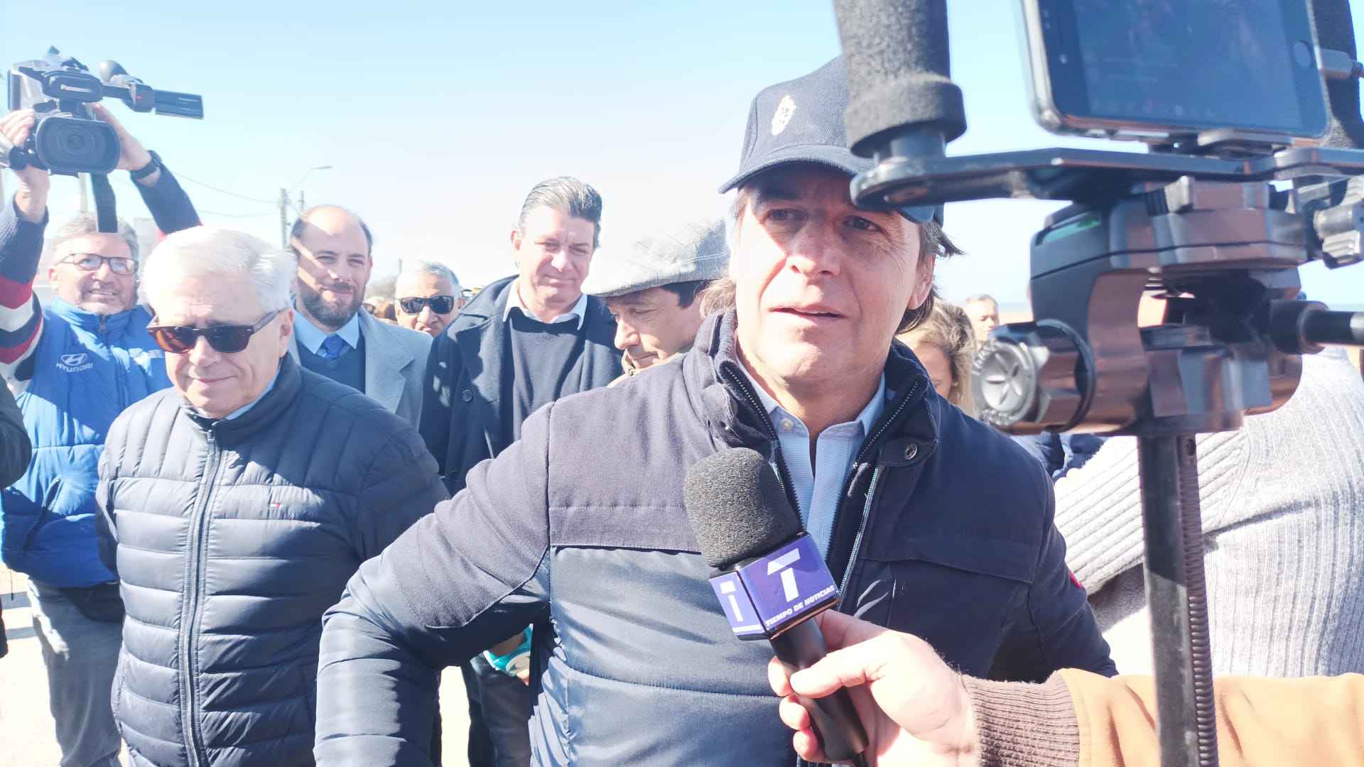 Luis Lacalle Pou en La Paloma Foto: Ricardo Figueredo