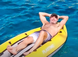 Ignacio Álvarez en las Islas Baleares.