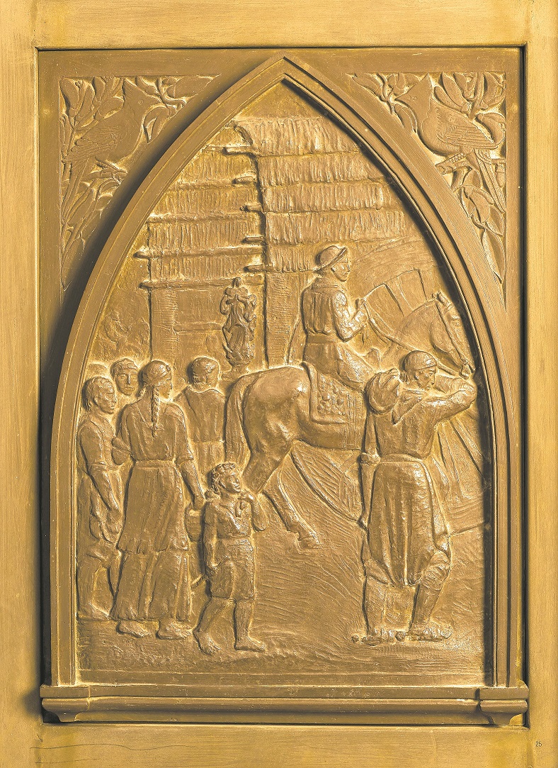 Puerta de la Catedral de Florida, obra de José Belloni
