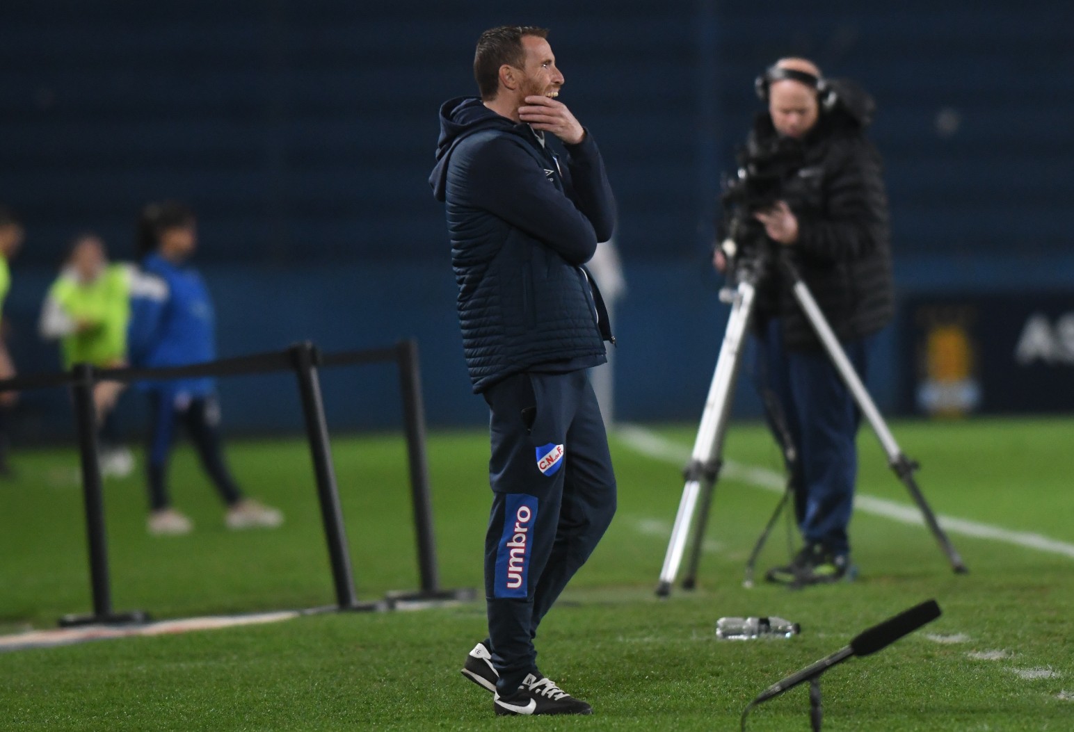 Diego Testas, entrenador de Nacional femenino. Foto: Juan Manuel Ramos.