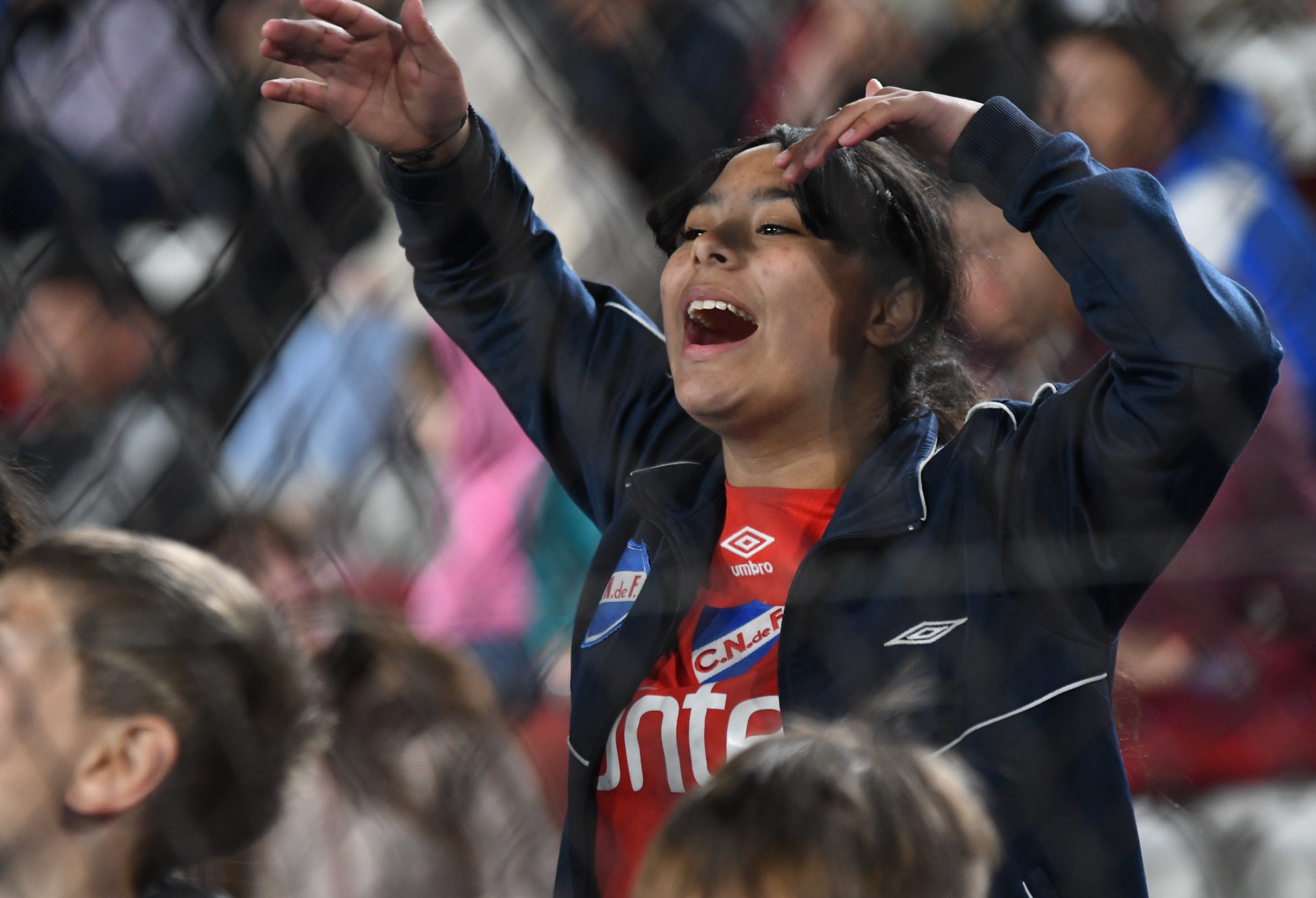 La hinchada de Nacional en el duelo ante Náutico. Foto: Juan Manuel Ramos.