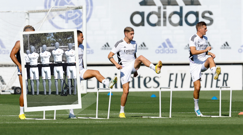 El nuevo juguete del Real Madrid con el que Fede Valverde seguirá afinando puntería. Fotos: Real Madrid