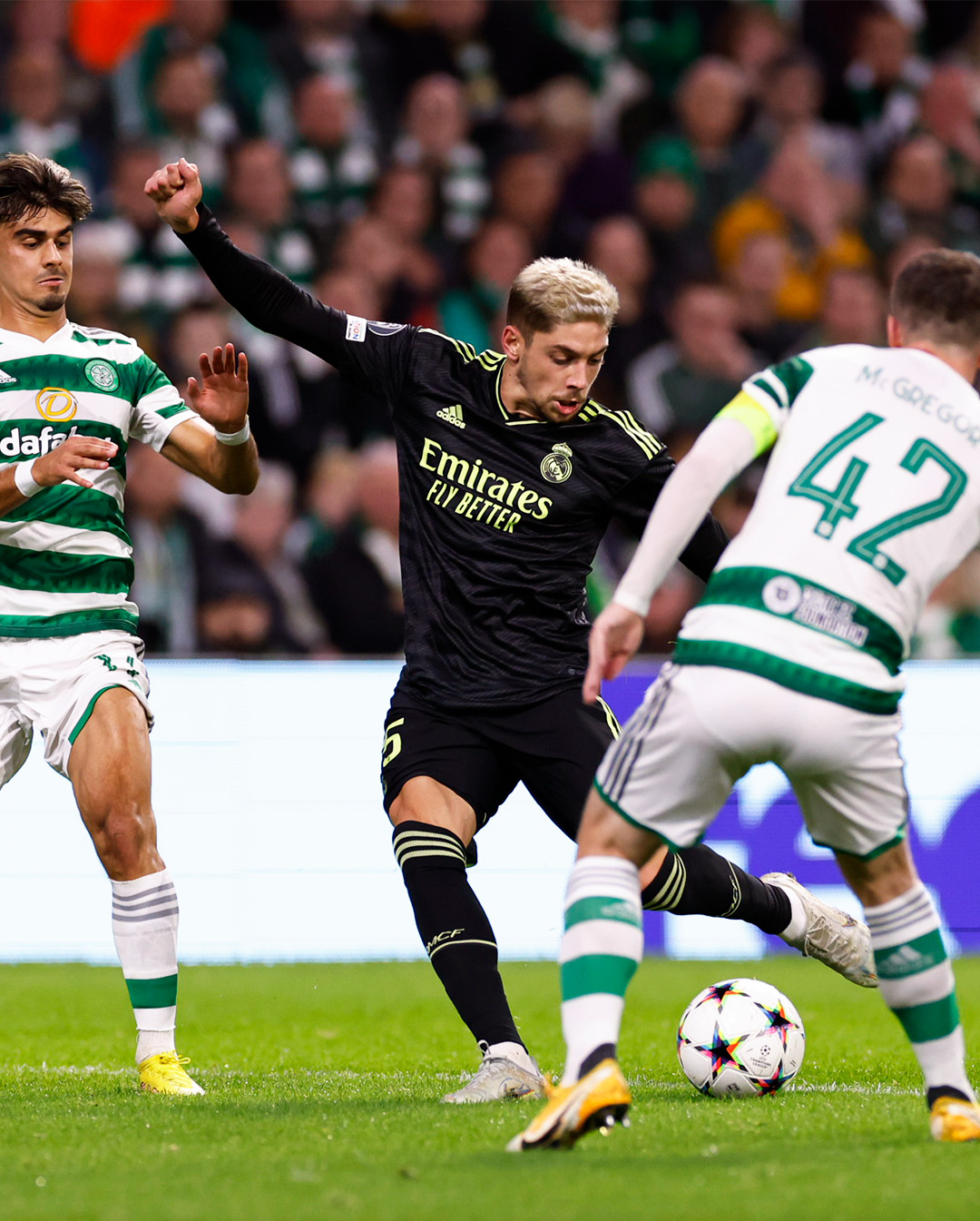 Federico Valverde la rompió en el triunfo del Real Madrid. Foto: @realmadrid.