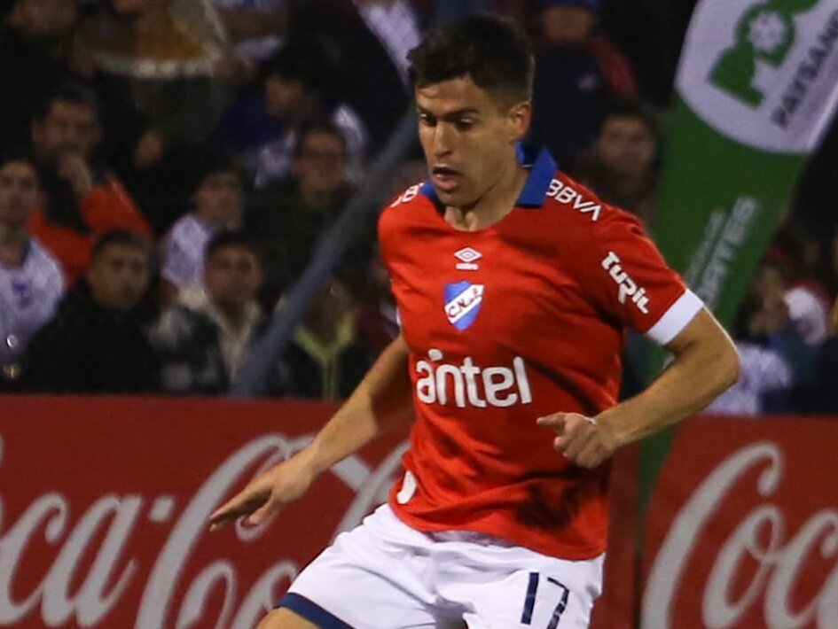 Ginella ante Miramar. Foto: Twitter Nacional.