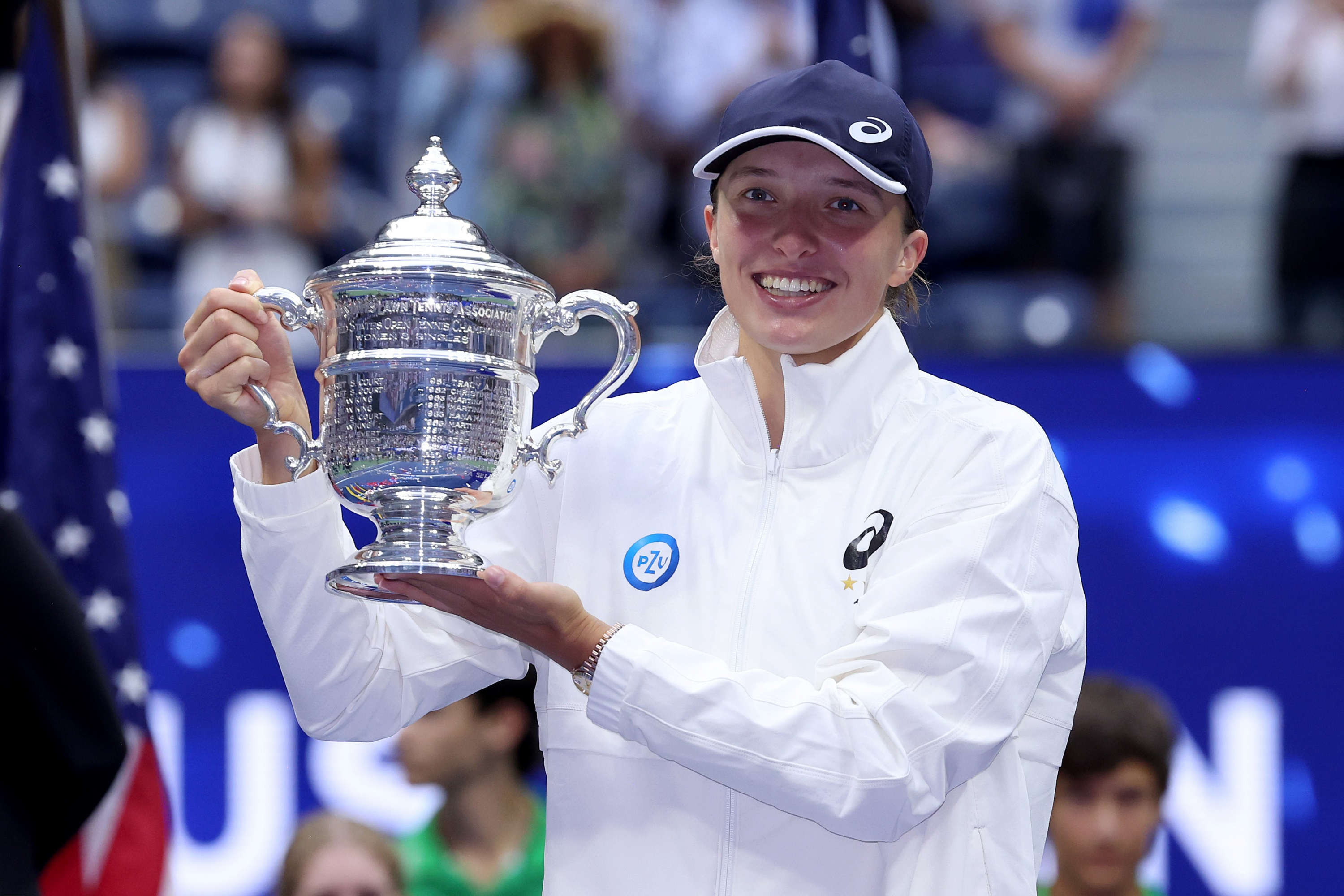 La joven tenista polaca Iga Swiatek gana su primer US Open. Foto: AFP