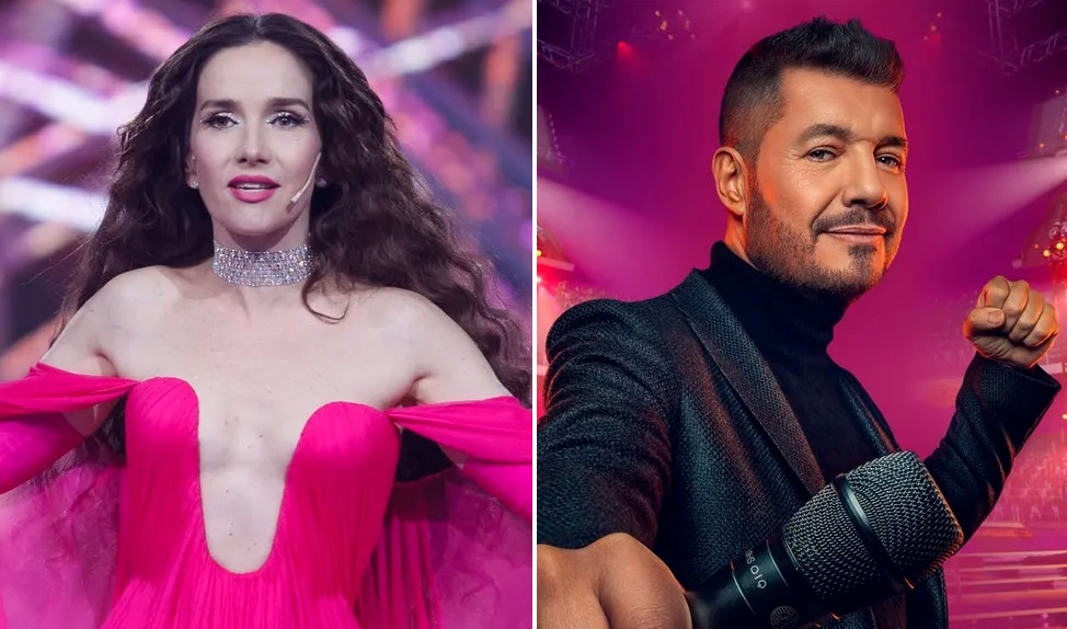 Natalia Oreiro y Marcelo Tinelli.