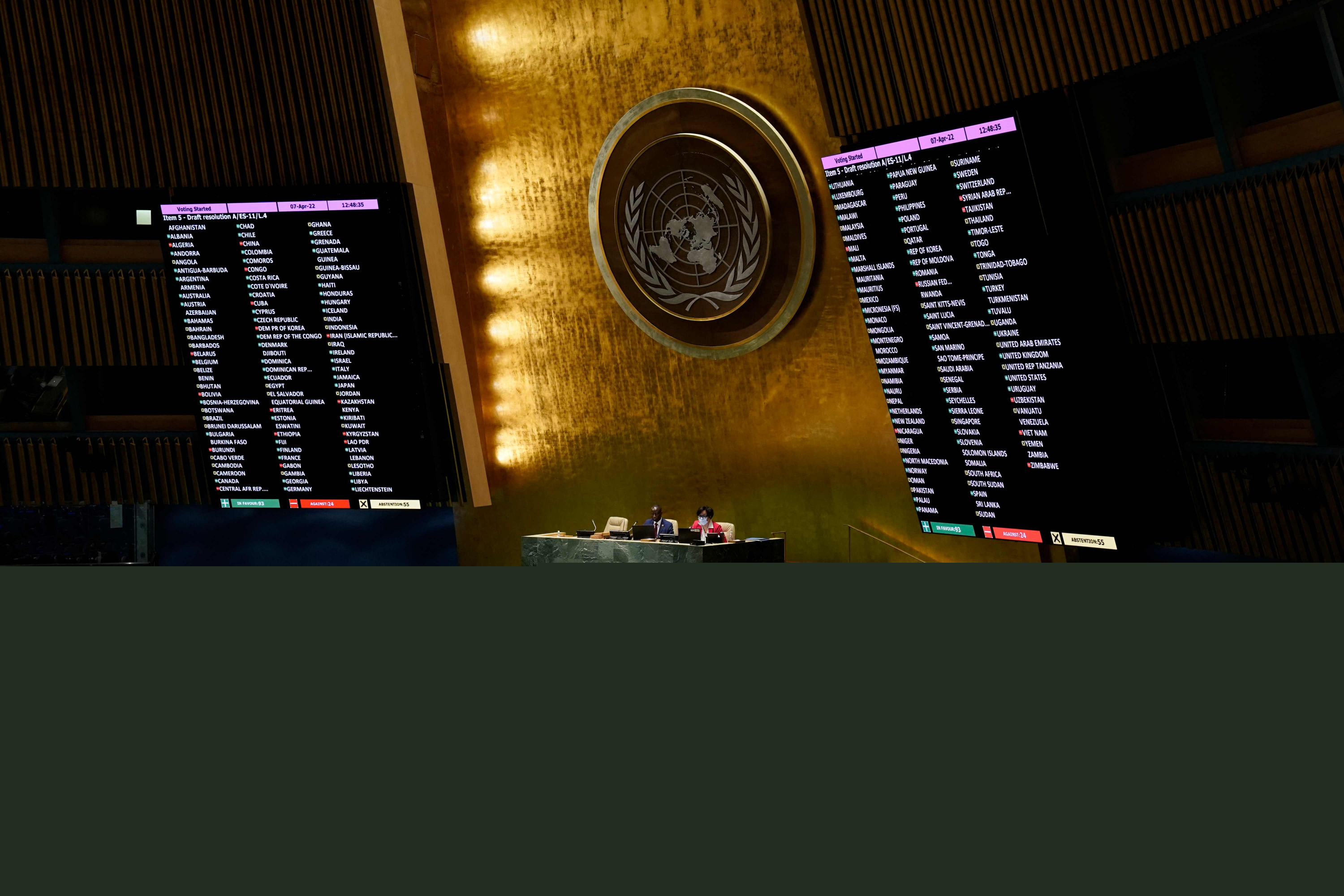 Asamblea General de ONU. Foto: AFP