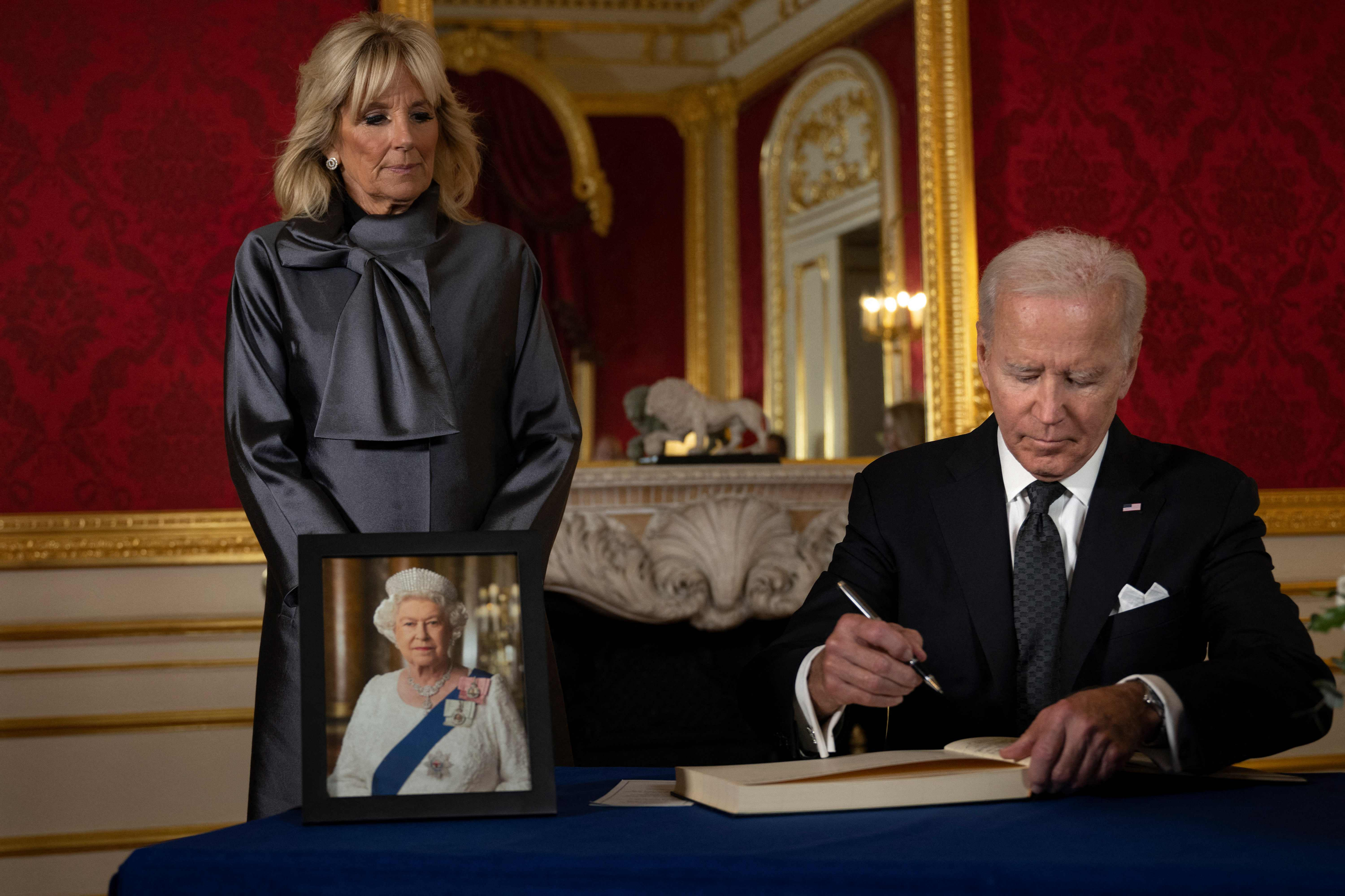 Jill y Joe Biden. Foto: AFP