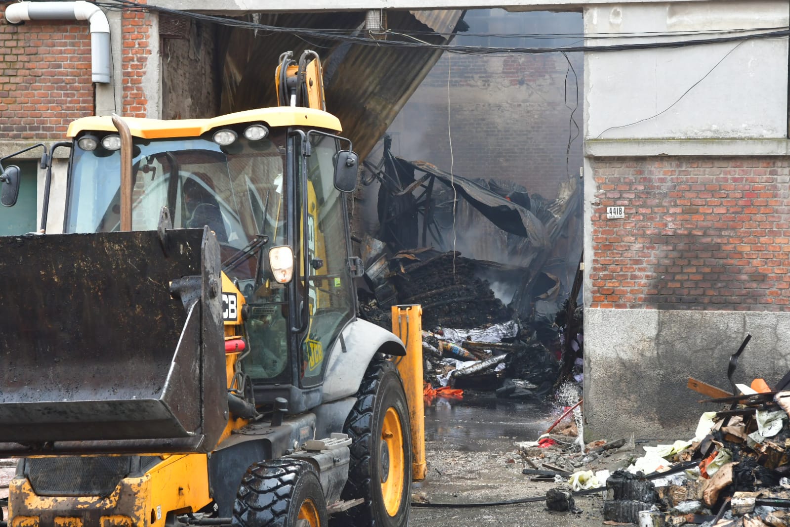 Incendio en exfábrica Bao. Foto: Francisco Flores