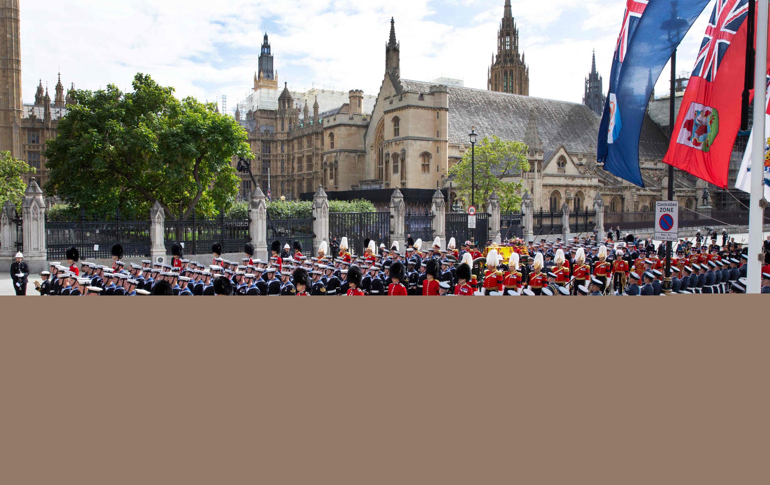Funeral de la reina Isabel II. Foto: AFP