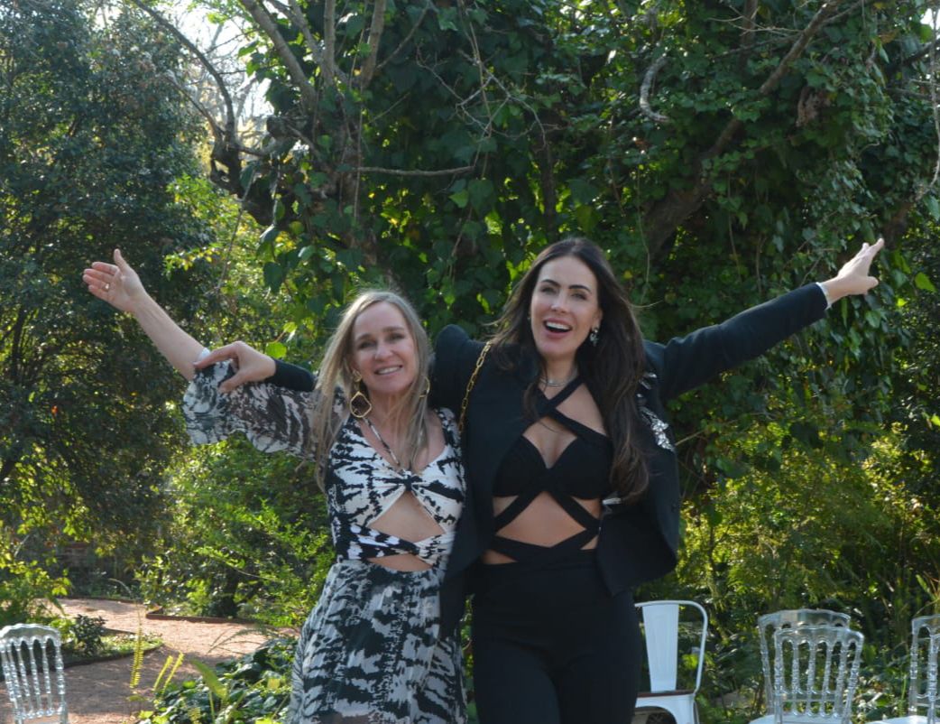 Las propietarias de Karech Elixir, Daniela Dahmer y Tamara Ghizzoni, en la jornada de PatBo.