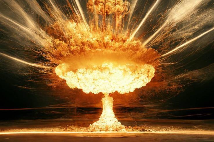 Explosión nuclear. Foto: Midjourney