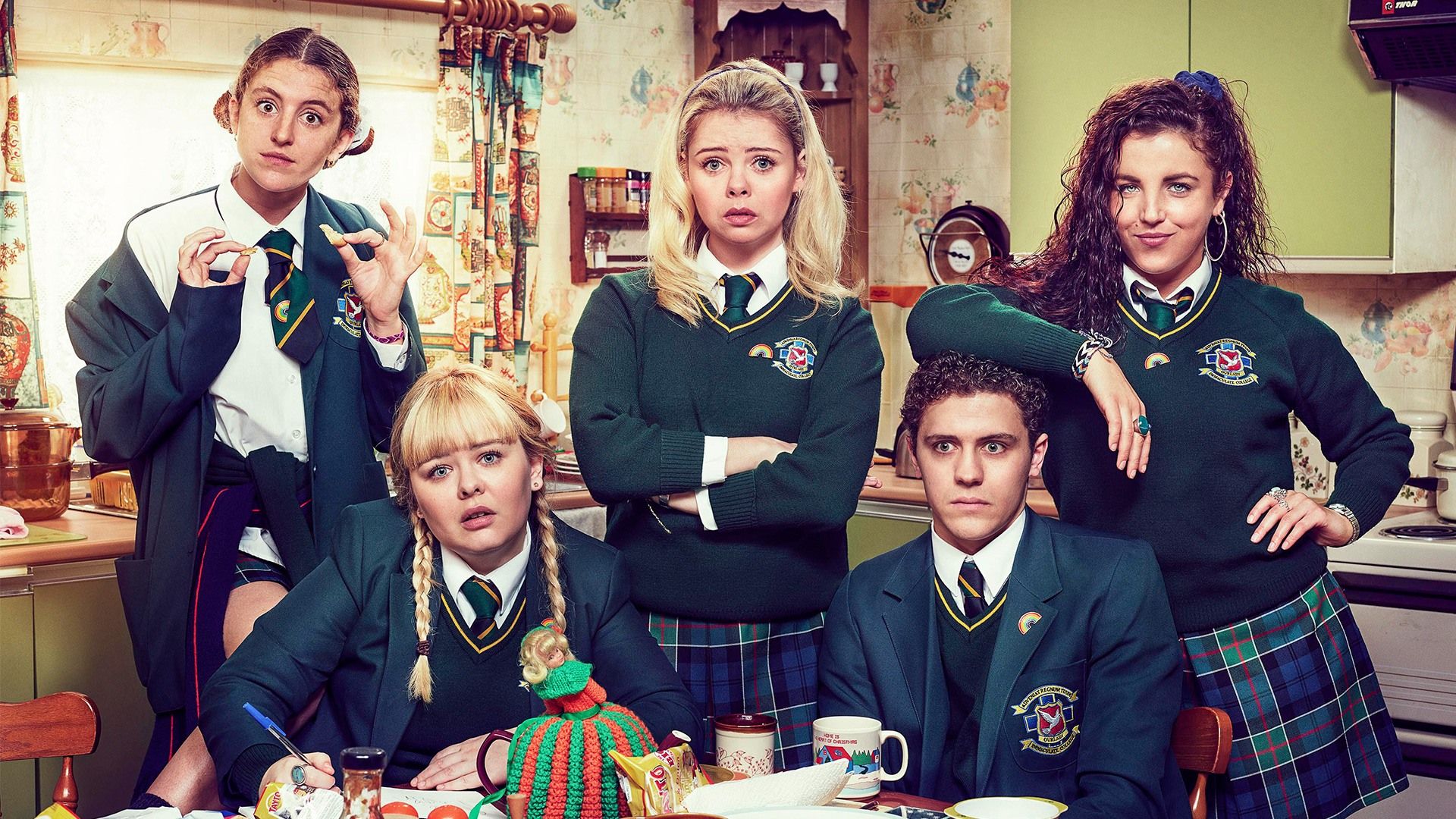 Imagen de la serie "Derry Girls". Foto: Netflix.