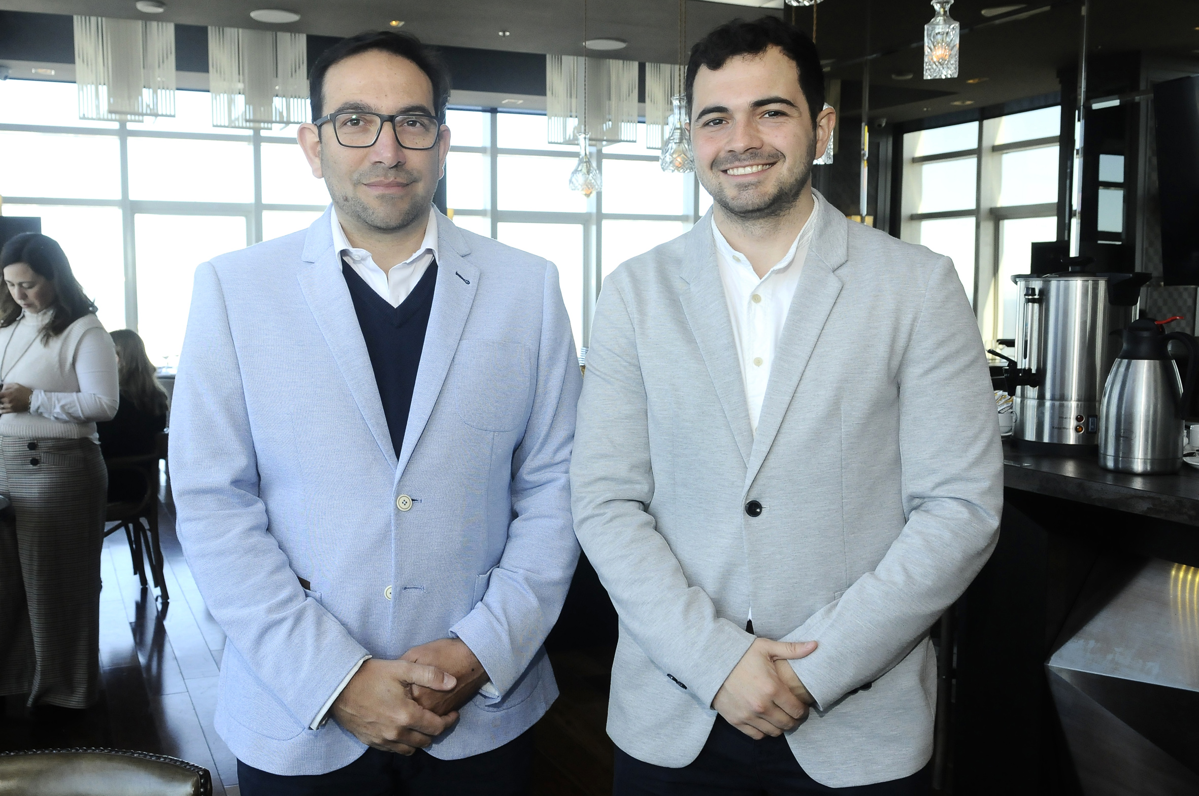 Marcelo Argenzio y Gonzalo Cámara participan del encuentro. Foto: Darwin Borrelli.