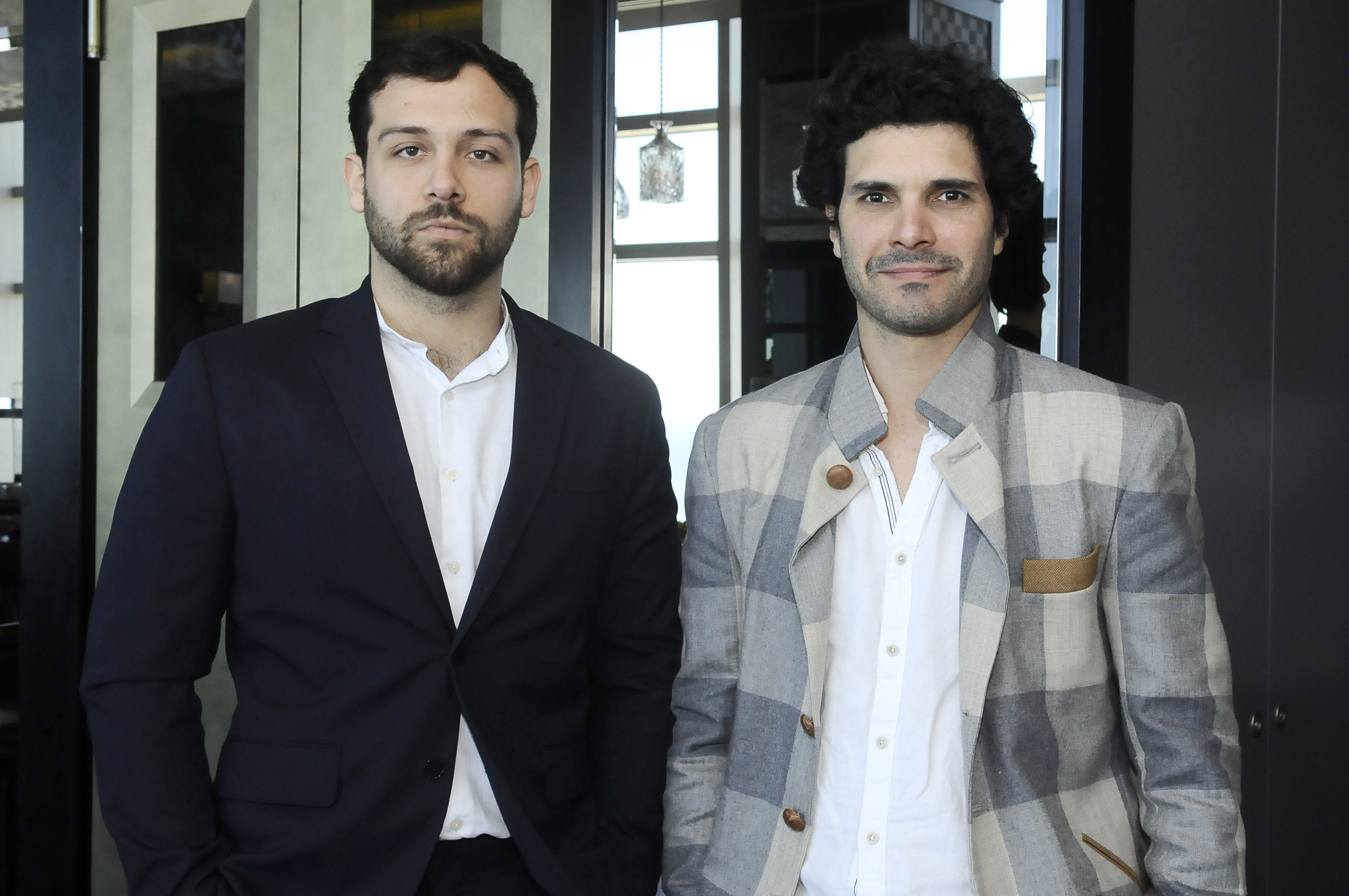 Joaquín Forteza y Mariano Piñeyrúa en la jornada de El País. Foto: Darwin Borrelli.