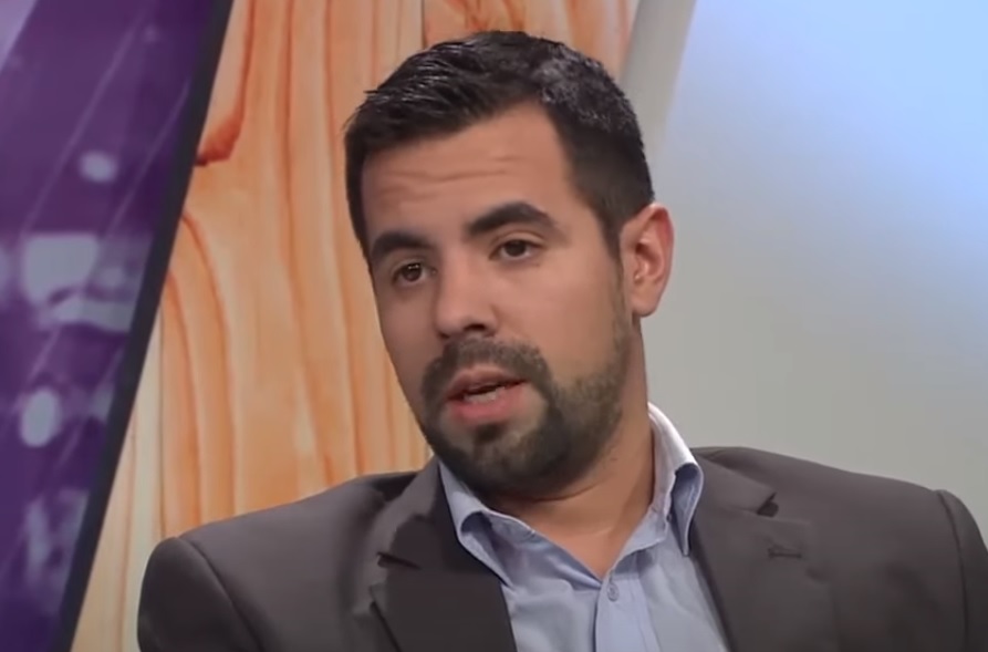 Sebastián Hagobián, dirigente del Frente Amplio que viajó a Rusia y generó molestia de Ucrania. Foto: Captura de video de Canal 4