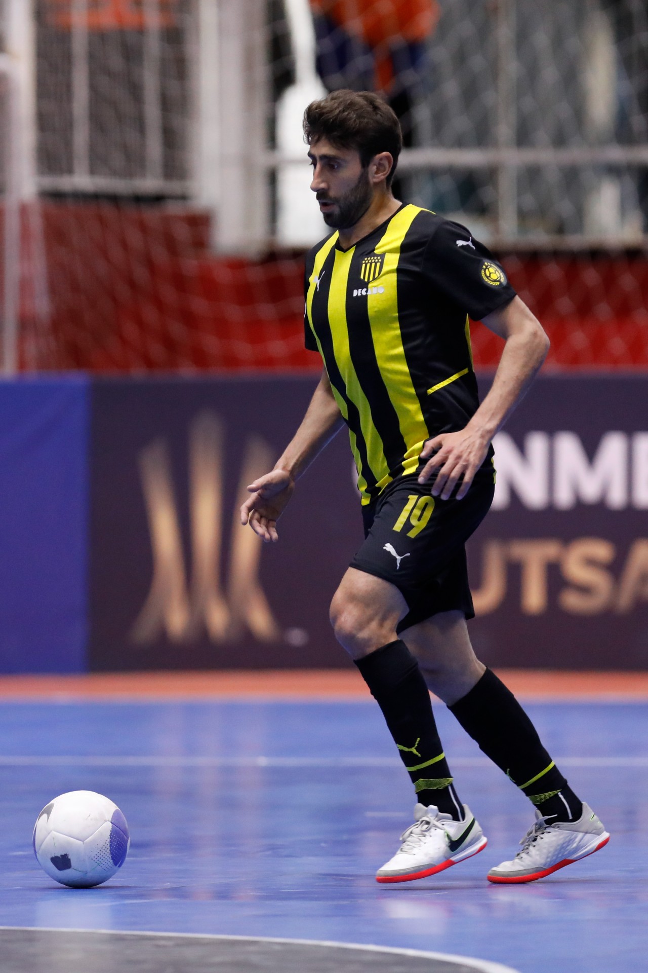 Richard Catardo en la Copa Libertadores de futsal con Peñarol. Foto: Conmebol.