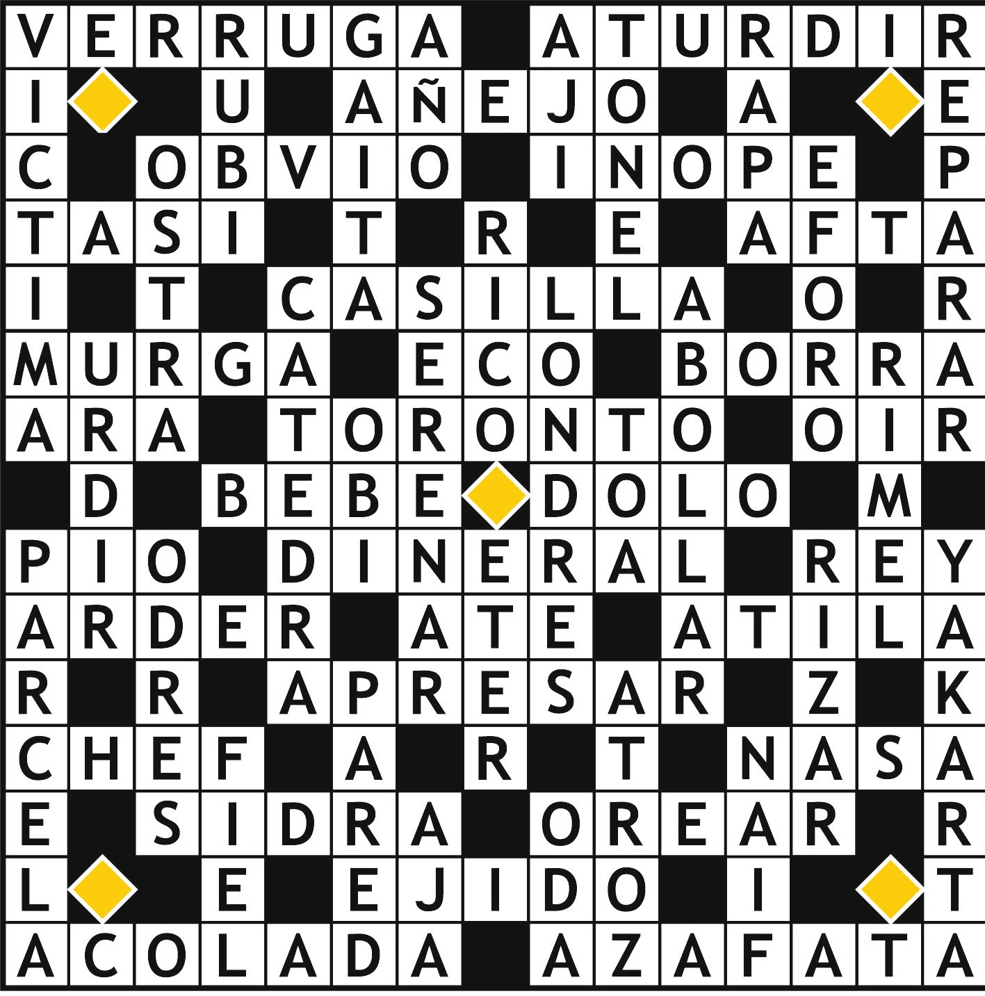 Solución del juego anterior.