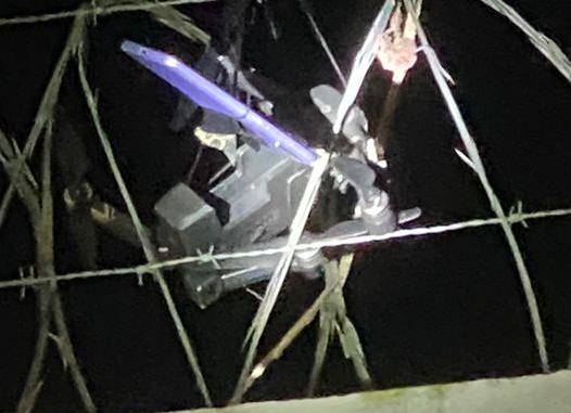 Dron que llevaba un celular al ex Comcar fue interceptado por la guardia penitenciaria. Foto: INR
