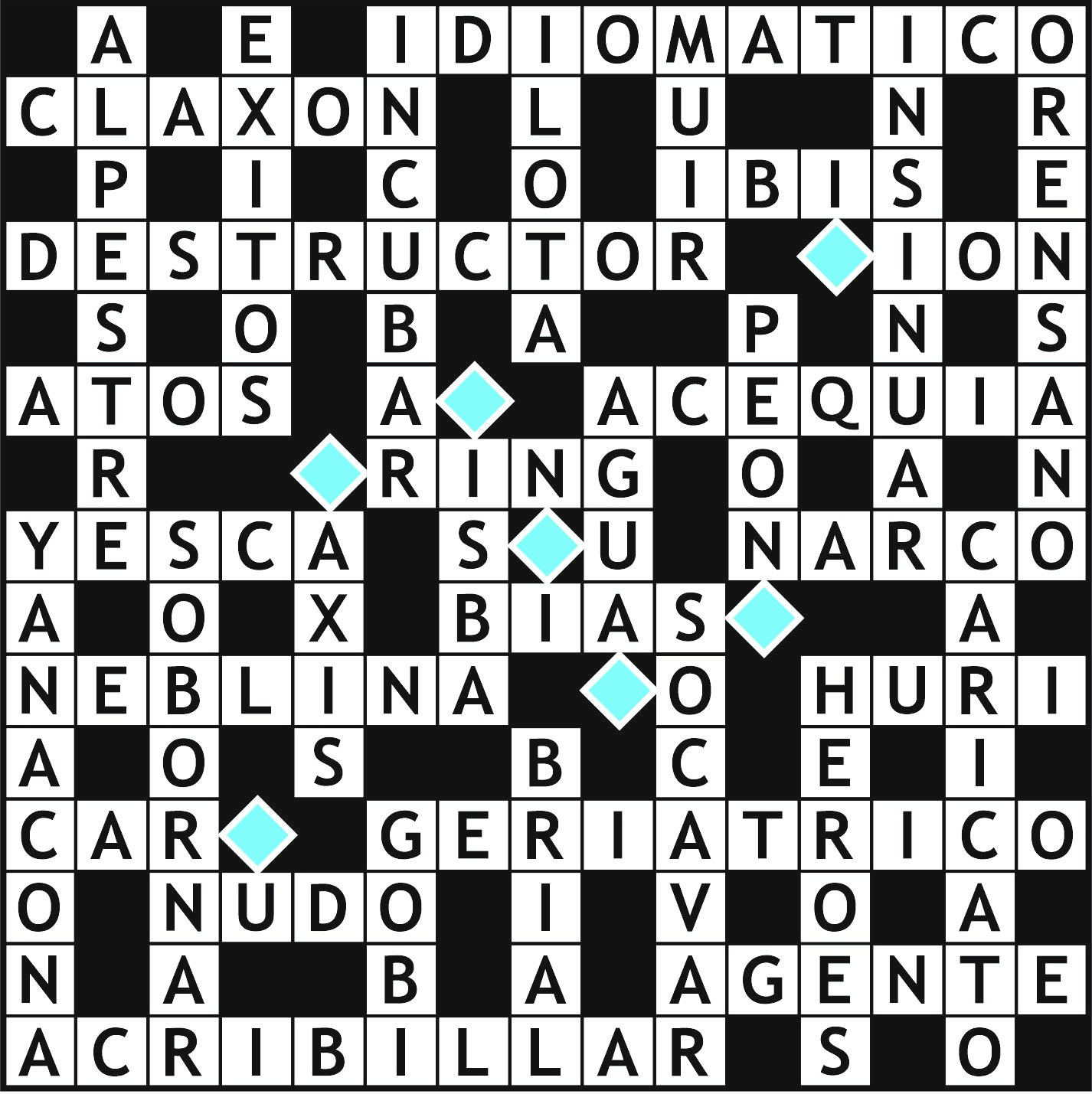 Solución del juego anterior.