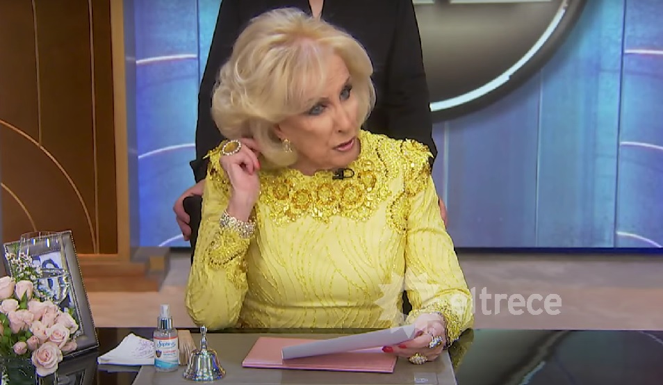 Mirtha Legrand. Foto: Captura eltrece.