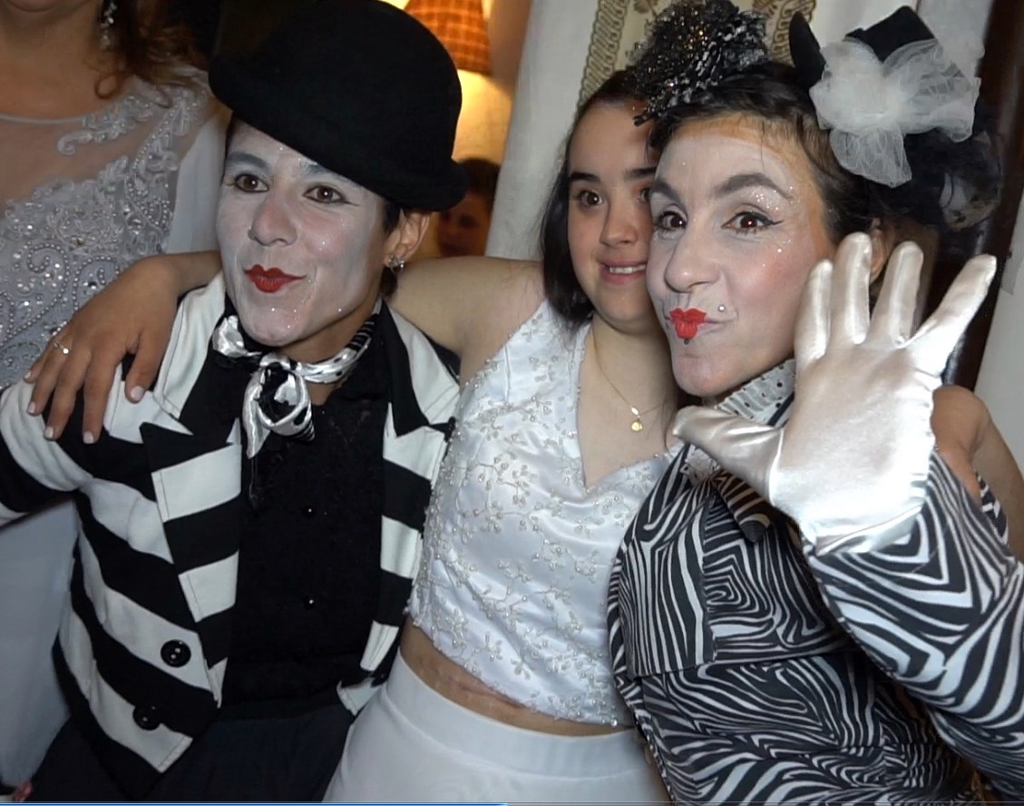 Lupe en su cumpleaños de 15 Foto: Gentileza de Claudia Méndez