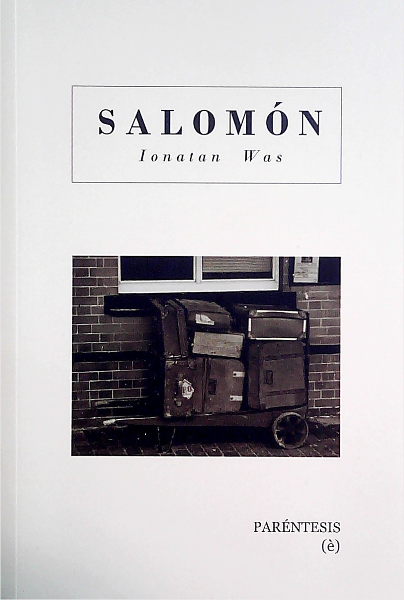 Portada del libro "Salomón" de Ionatan Was. Foto: Difusión