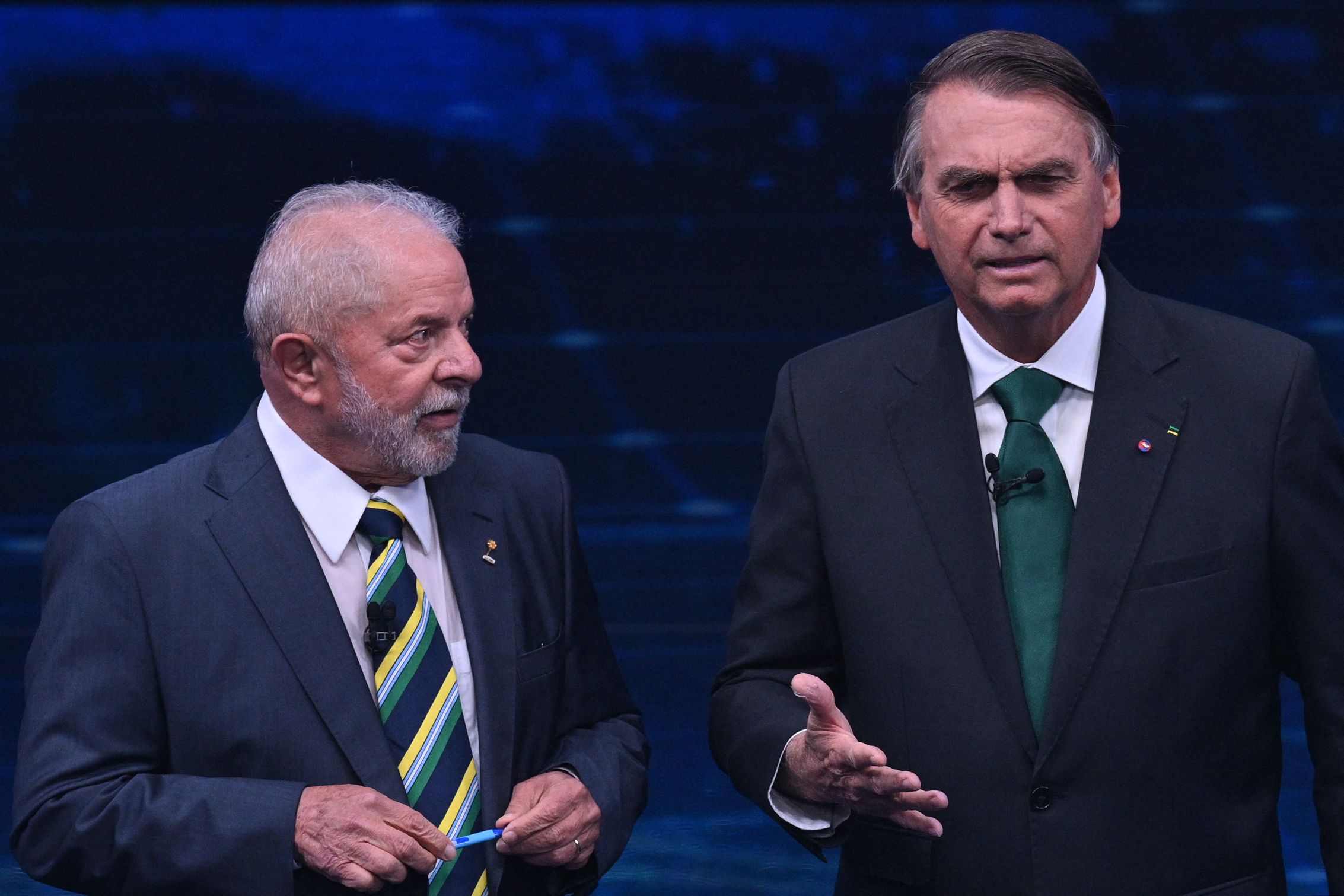 Lula y Bolsonaro. Foto: AFP.