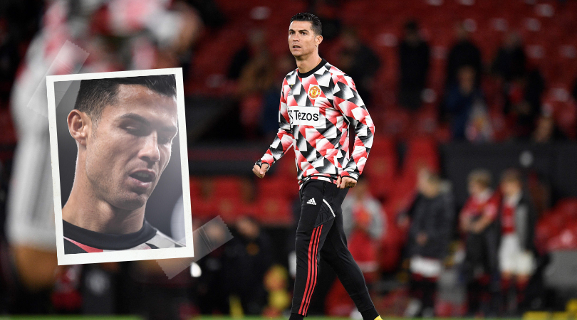 Desplante: Cristiano se fue en pleno partido del United y Ten Hag explicó por qué no jugó. Fotos. AFP