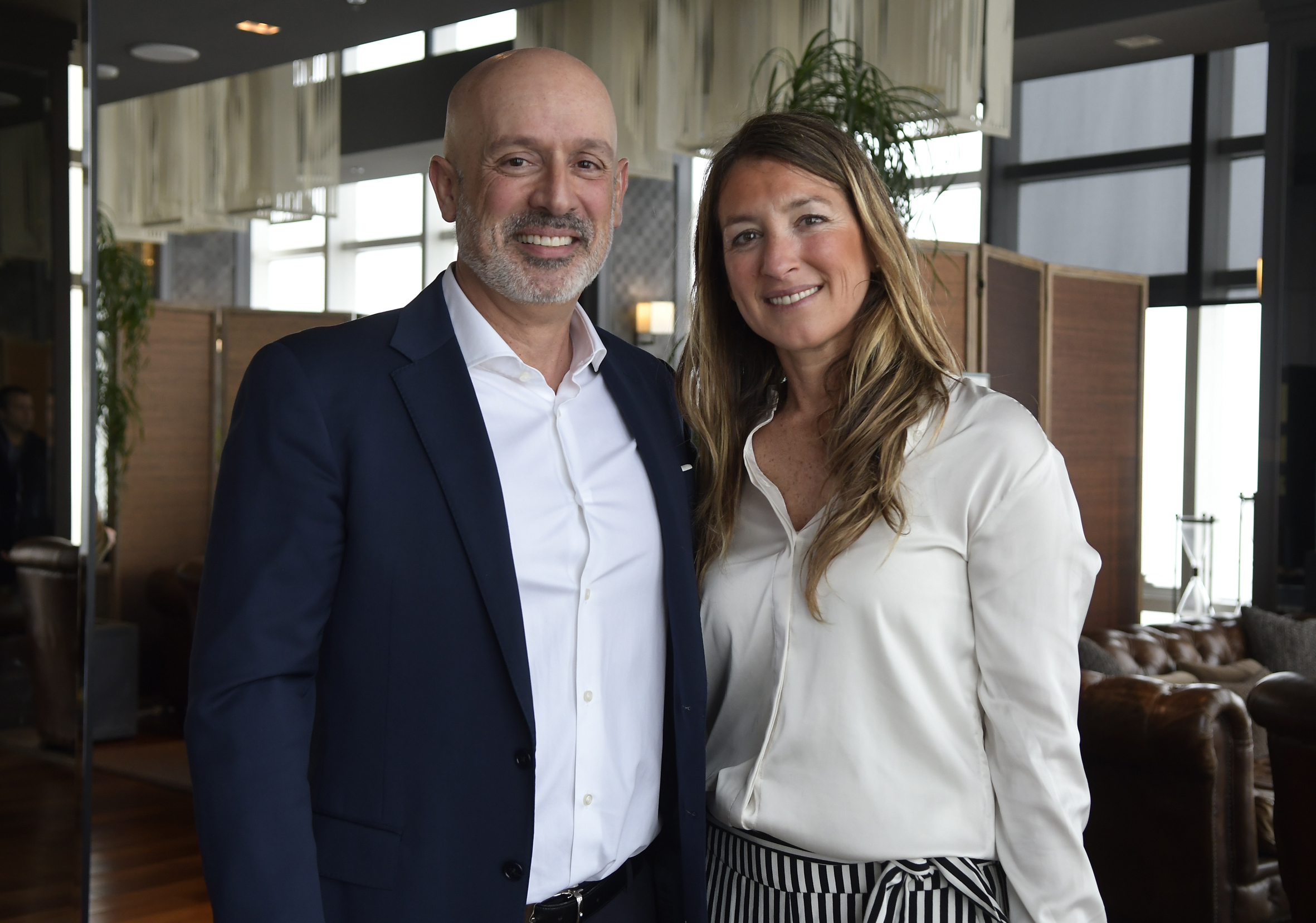 Jean-Christophe Tijeras y Paula Brugnini.